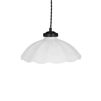 Ceramiczna lampa wisząca Alva biała 30cm